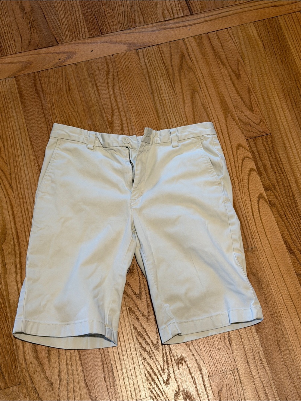 Light Beige Casual Shorts